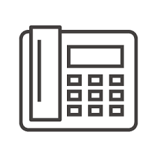 今週のメニュー電話機のイラストシンプルで使いやすいイラスト！オススメです！